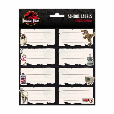 JURASSIC PARK LEPLJIVE ETIKETE