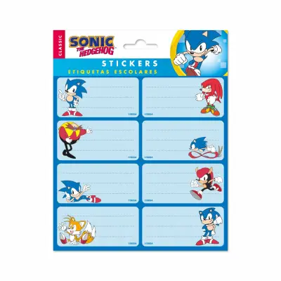 JEŽEK SONIC LEPILNE ETIKETE