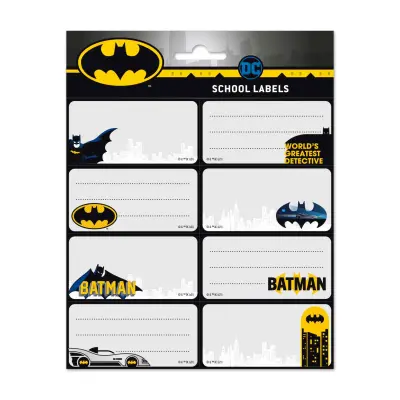 DC COMICS BATMAN LEPLJIVE ETIKETE