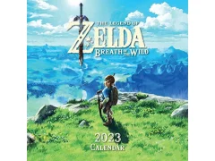Koledar The Legend Of Zelda 2023, kvadratni stenski koledar meseca za ogled, uradni izdelek (kvadratni koledar The Legend of Zelda)