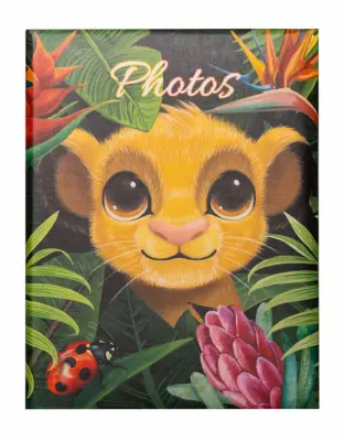 FOTO ALBUM 100 ŽEPKOV 10X15CM DISNEY LEVJI KRALJ NARAVA