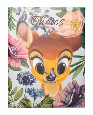 FOTO ALBUM 100 ŽEPKOV 10X15 CM DISNEY BAMBI NARAVA