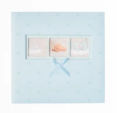 ALBUM FOTO 200 BOLSILLOS 10X15CM MEMO BABY POLKA MODRA