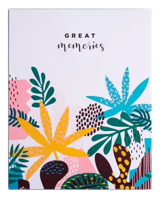 ALBUM FOTO SOFT 96 BOLSILLOS 13X20CM ABSTRACT TROPICS