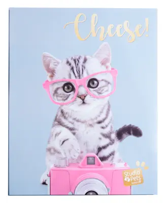 ALBUM FOTO SOFT 48 BOLSILOS 13X20CM STUDIO PETS CAT TABBY