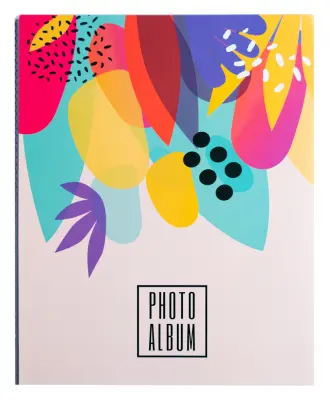 ALBUM FOTO SOFT 48 BOLSILLOS 13X20CM ABSTRAKTNO POLETJE
