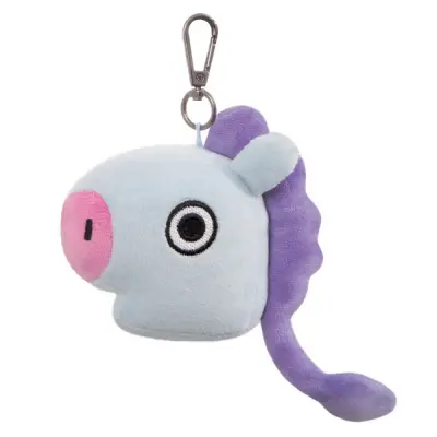 Uradno blago AURORA BT21, plišast obesek za ključe MANG, 61338, vijolična, 6 x 11 x 11 centimetrov