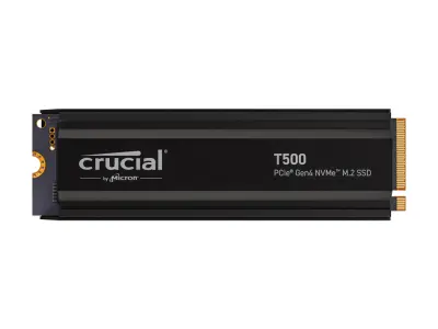 SSD 2TB M.2 80mm PCI-e 4.0 x4 NVMe, CRUCIAL T500 Heatsink