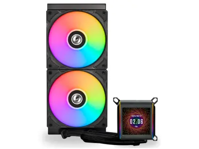 Vodni hladilnik Cpu Aio Lian Li Galahad Ii LCD 280 Argb Black - 280Mm