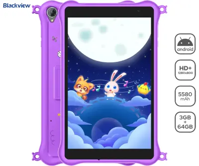 Tablica BLACKVIEW TAB 50 KIDS, 20,3 cm (8"), 3 GB, 64 GB, vijoličen (Magic Purple)