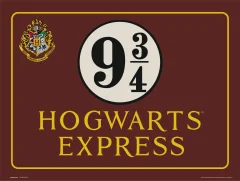 TISK 30X40 CM HARRY POTTER HOGWARTS EXPRESS