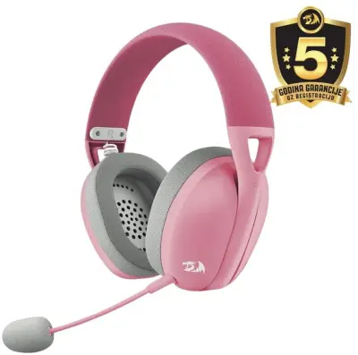 REDRAGON IRE H848 pink brezžične slušalke