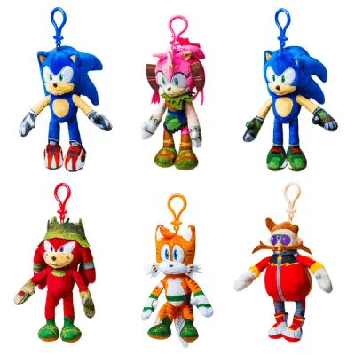 P.M.I. SONIC PRIME- CLIP ON plišasta figura 15cm