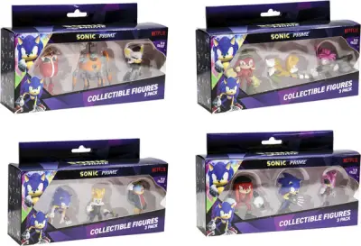 P.M.I. SONIC PRIME komplet 3 figura