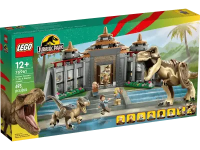 LEGO Jurassic World 76961 Visitor Center: T. rex & Raptor Attack