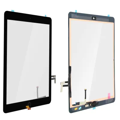 Nov povezovalni kabel z gumbom za zacetni zaslon s crnim okvirjem na dotik str. Apple iPad 5 / iPad 6 / iPad Air