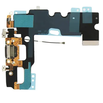 Polnilni prikljucni kabel z mikrofonom - crn str. Apple iPhone 7