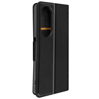 Preklopna torbica za denarnico Oppo A98 5G, serija Vintage - crna