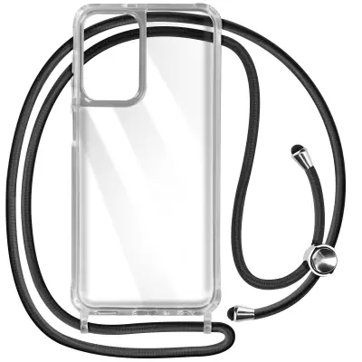 Ovitek s kablom za Galaxy A23 5G in M23 5G, odbijac s trdimi vogali, serija Corda Transparent