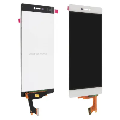Celoten blok, združljiv s Huawei: LCD zaslon na dotik str. Huawei P8 - bel