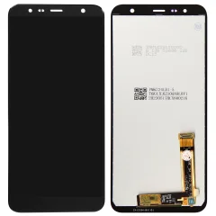 LCD zaslon s steklom na dotik za Samsung Galaxy J4 Plus in J6 Plus - crn