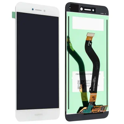 Celoten blok, združljiv s Huawei: LCD zaslon na dotik str. Huawei P8 Lite 2017 - bel