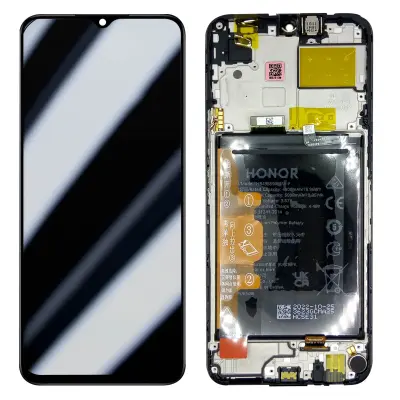 Originalni Honor 70 Lite LCD zaslon s steklom na dotik, ohišje, 5000 mAh baterija