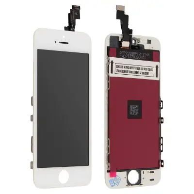 Celotna enota: Apple iPhone SE LCD zaslon na dotik - bel