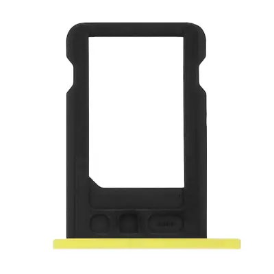 Predal za adapter kartice Nano Sim str. Apple iPhone 5C - rumena