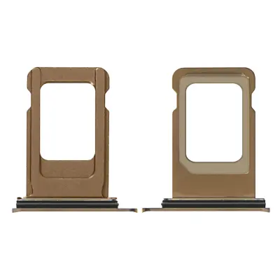 Nadomestni adapterski pladenj za kartico Nano SIM - zlata str. Apple iPhone XS Max