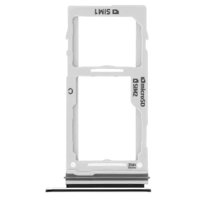 Nadomestni adapterski pladenj za kartico Nano SIM in kartico Micro-SD - crn str. Samsung Galaxy Note 9