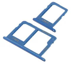 2x kartica Nano SIM in adapterski pladenj za kartico Micro-SD Nadomestna kartica Nano SIM - modra str. Samsung Galaxy A6