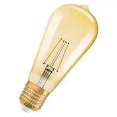 OSRAM LAMPE LED vintage svetilka E27 1906LED2,5W/824FGD