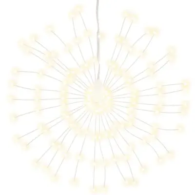 vidaXL Božična zvezdna lučka 140 LED toplo bela 17 cm