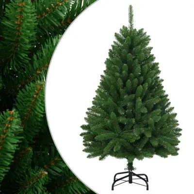 vidaXL Umetna novoletna jelka s stojalom zelena 150 cm