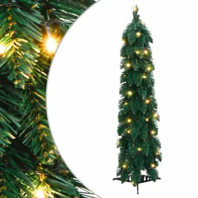 vidaXL Umetna osvetljena novoletna jelka 30 LED diod 60 cm