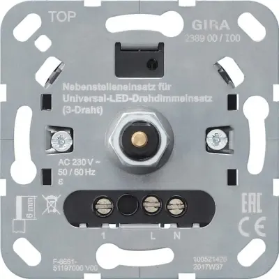 Vstavek za zatemnitev Gira LED 238900