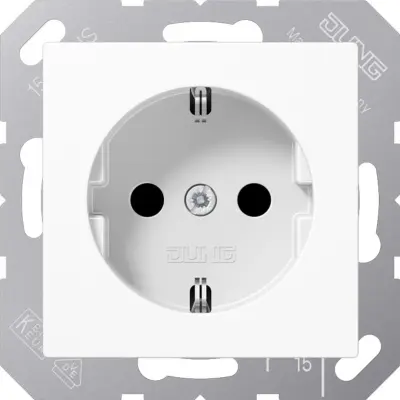 Jung SCHUKO vtičnica 16A 250V ABA 1520 WW