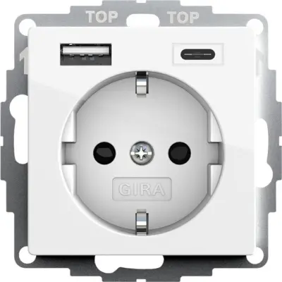 Gira SCHUKO USB napajalna enota 245903
