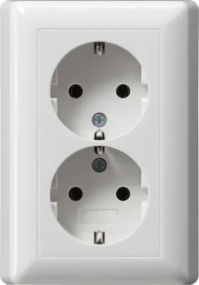Gira Schuko dvojni vtič rws-gl 078003