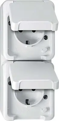 Merten SCHUKO dvojna vtičnica MEG2328-8019