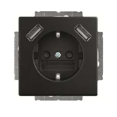 Busch-Jaeger SCHUKO-2x vtičnica USB 20 EUCB2USB-885