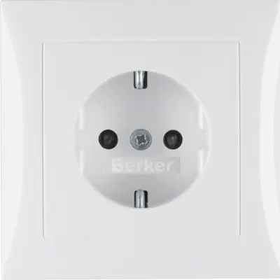Berker SCHUKO vtičnica pws/gl 47228989