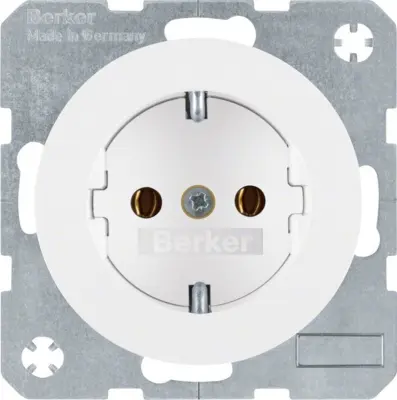 Berker SCHUKO vtičnica pows/gl 47432089