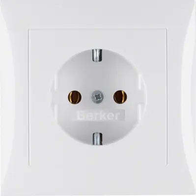 Berker SCHUKO vtičnica pws/gl 47428989