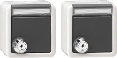 Gira komplet 2x ključavnica SCHUKO KD 456030
