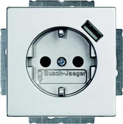 Busch-Jaeger Schuko/USB vtičnica 20 EUCBUSB-83