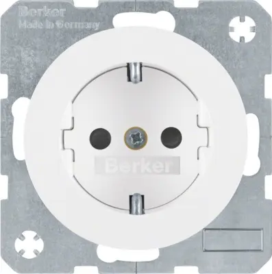 Berker SCHUKO vtičnica pows/gl 47232089