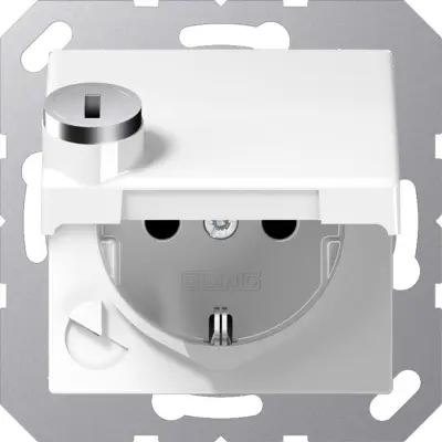 Jung SCHUKO vtičnica 16A 250V AS 1520 BFKLSL WW