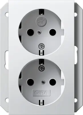 Gira SCHUKO dvojna vtičnica 273127